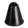 Black conical rubber bumper